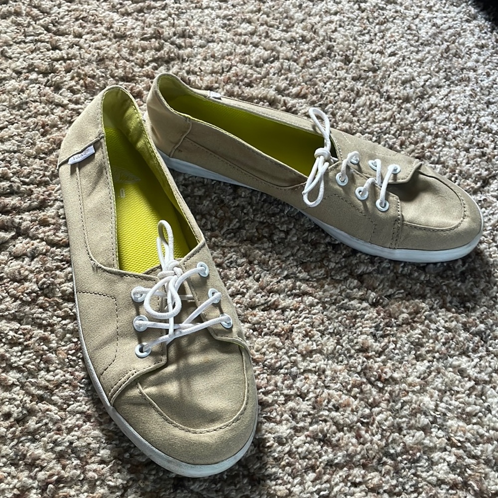 Tan Vans shoes